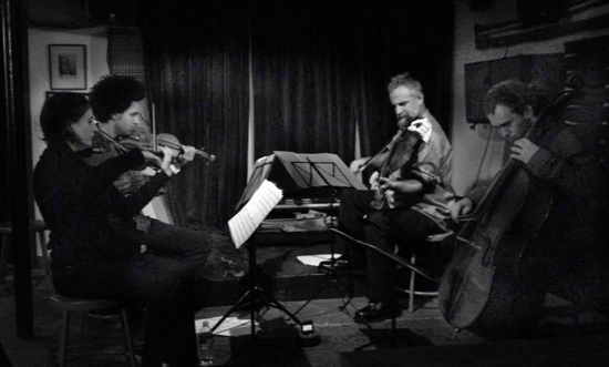 Sarah Bernstein String Quartet with Scott Tixier, Mat Maneri, Rubin Kodheli image