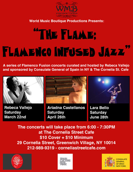 The Flame: Flamenco Infused Jazz: Rebeca Vallejo image